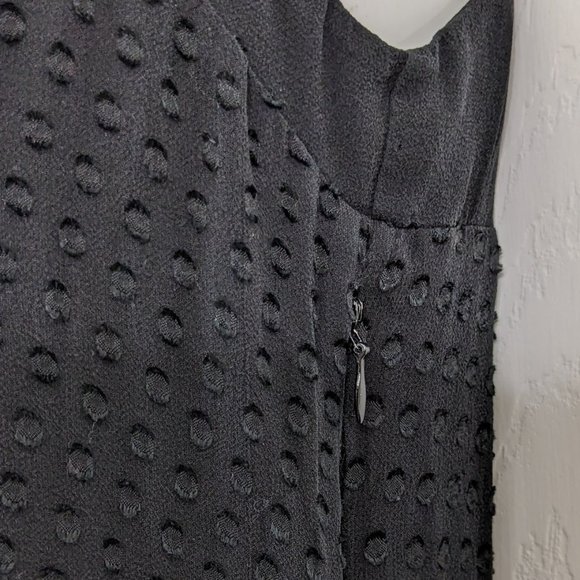 CHLOÉ RARE Black 100% Silk Chiffon Front Ruffle Layered Ruffled Hem Dress - 6 - Picture 8 of 14